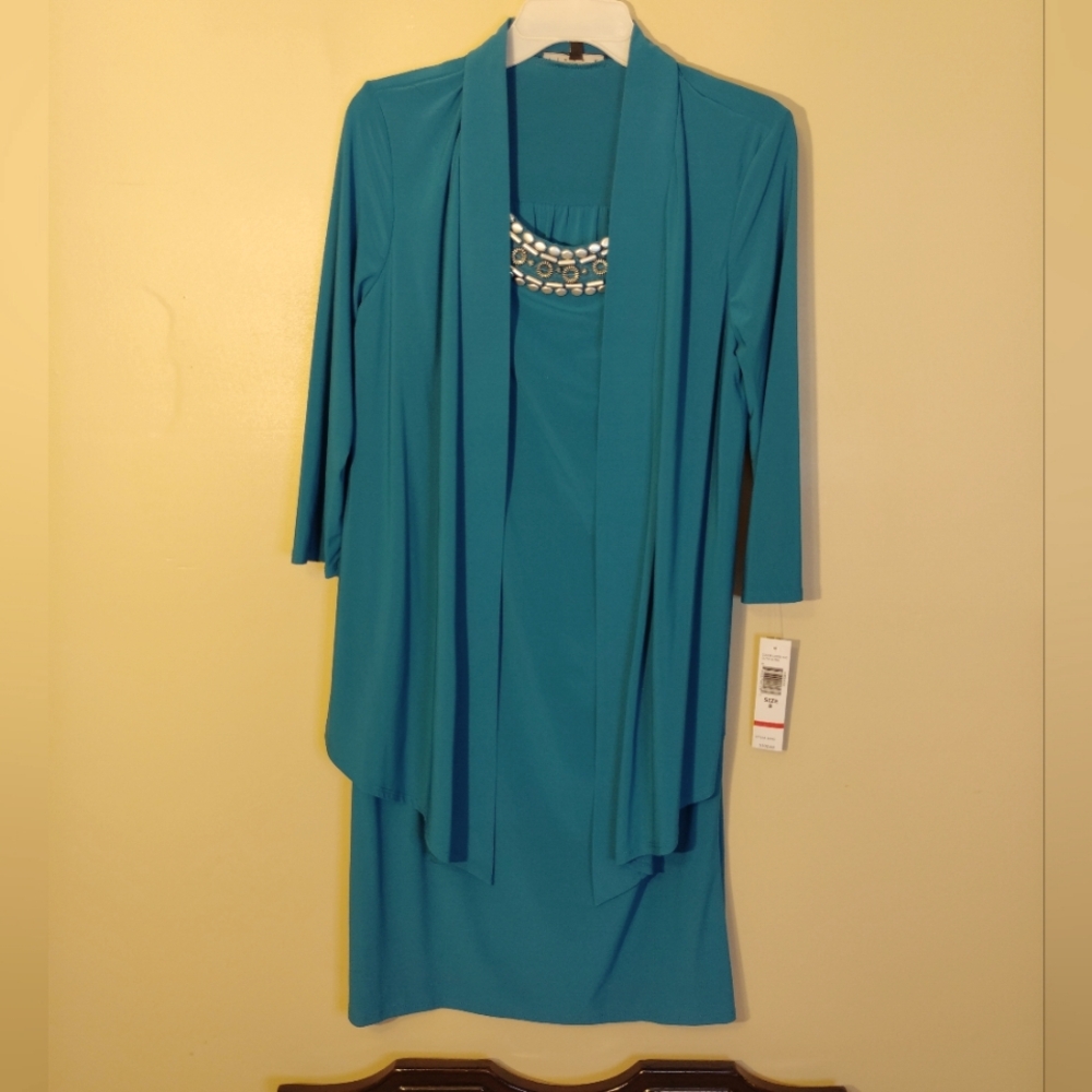 Tiana B. Vibrant Blue Dress